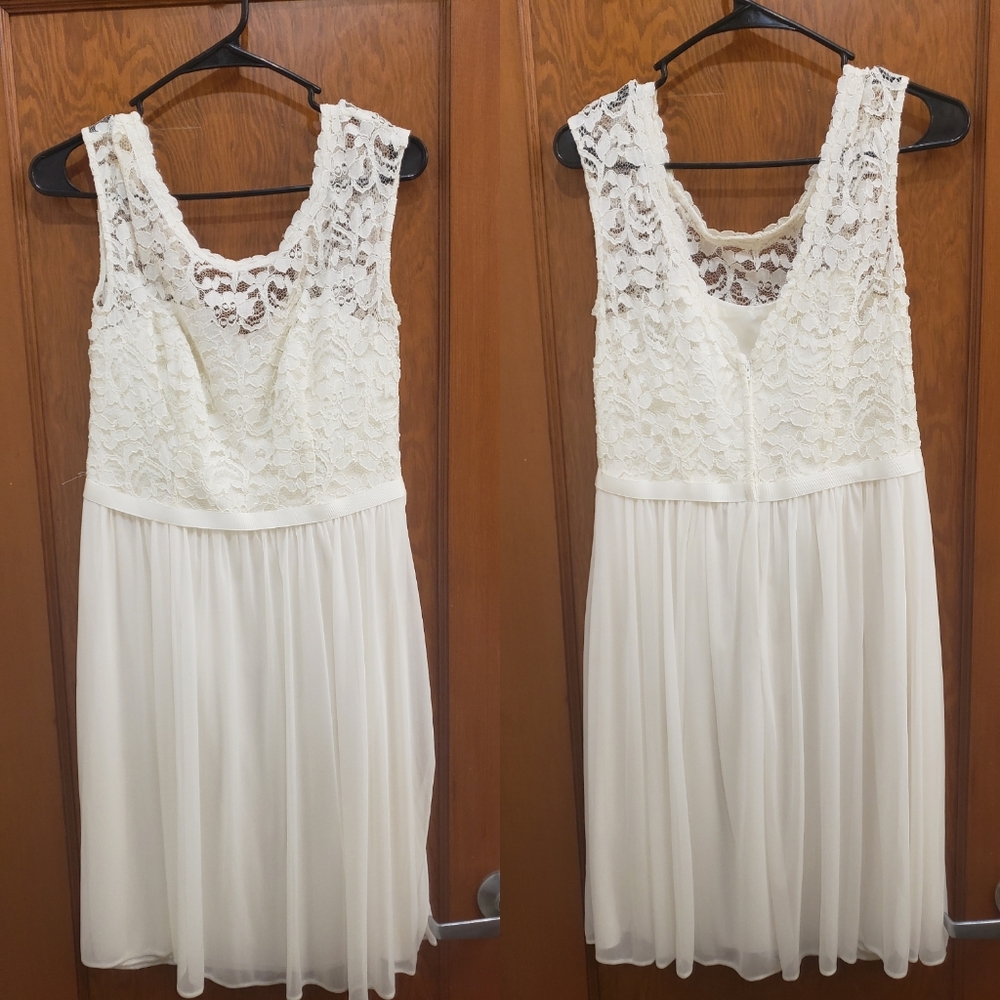 Off-white Country Style Dress from David's Bridal